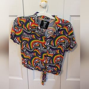 Rainbow Crop Top